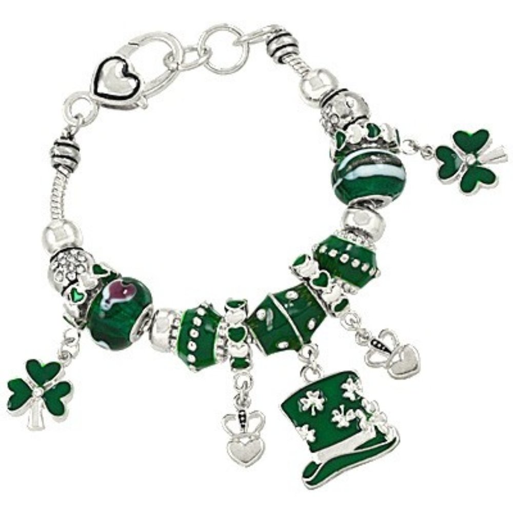NWT  Lucky Charm European Bead Style Bracelet